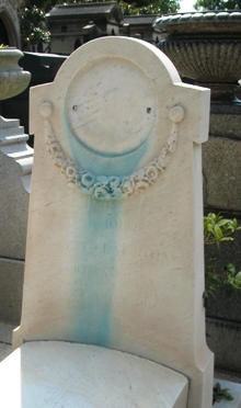 Tombe de Colette Lacroix